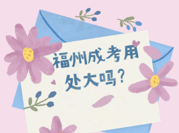 福州成考用处大吗？